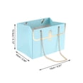 thumbnail image 3 of Unique Bargains 1 Pc Gift Bags Rectangular Gift Packaging Blue, 3 of 5