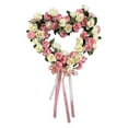 thumbnail image 2 of Adornos de corona de San Valentín para colgar en la puerta Corona de corazón Corona de corazón de San Valentín para rosa, 2 of 9