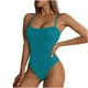 thumbnail image 1 of Traje de baño de una pieza con honda cómoda para mujer Traje de baño elegante Bikini OAVQHLG3B Store lin121212, 1 of 4