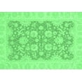 thumbnail image 1 of Ahgly Company Indoor Rectangle Oriental Emerald Green Traditional Area Rugs, 3' x 5', 1 of 4