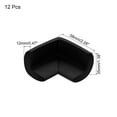 thumbnail image 2 of Unique Bargains 12Pack Corner Protector, Table Corner Protectors for Corner Guards L-Shape (Black), 2 of 6