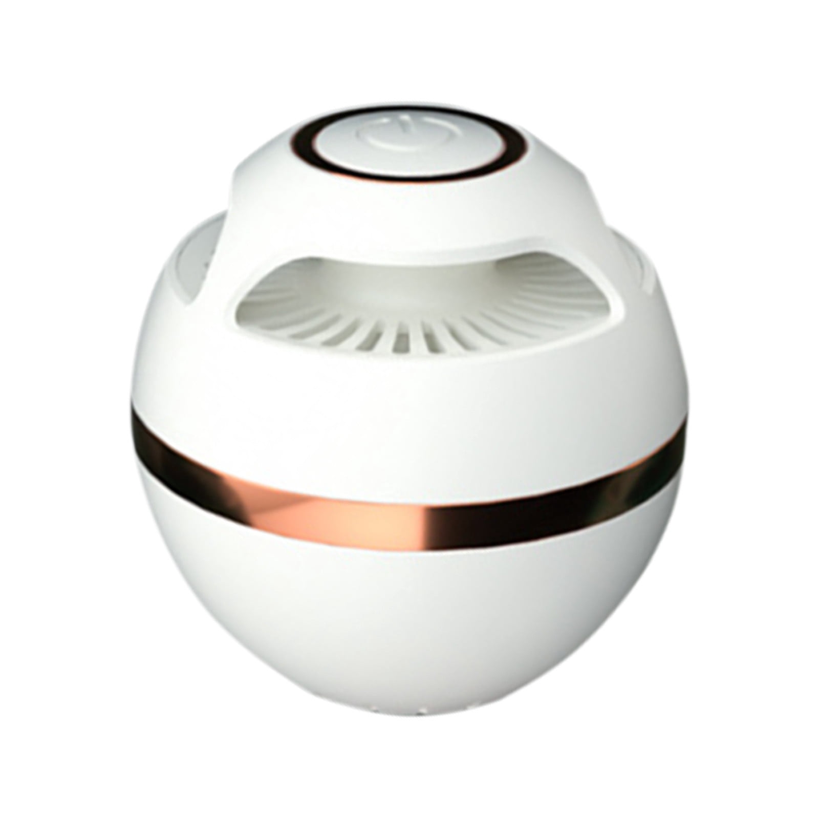 Compact Refrigerator Deodorizer with Ozone, Portable Mini Air Purifier for Fridge, Eliminates Odors Effectively, Rechargeable 1500mAh Battery, USB Charging, Home Kitchen Use (White)