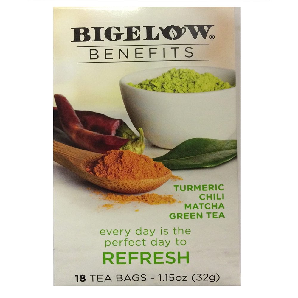 Bigelow Benefits Matcha Green Tea Bags, 18 Count