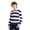 Navy/Vanilla, variant on U.S. Polo Assn. Boys Long Sleeve Rugby Stripe Polo Shirt, Sizes 4-18