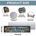 thumbnail image 3 of Porch Therapy Rustic Wall Sign Vintage Farmhouse Wall Decor for Porch Deck (16*4in)Q, 3 of 8
