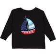 thumbnail image 3 of Inktastic Sailing Boat, Sailor, Sailing, Boat, Ship, Sails Boys Long Sleeve Toddler T-Shirt, 3 of 5