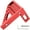 Red, variant on 3D Multi Angle Measuring Ruler Aluminum Alloy Metric Woodworking Square Ruler Square Hole Scribing Ruler Portable 22.5°-90° Triangle Ruler Scriber Drawing Line Ruler for Measuring