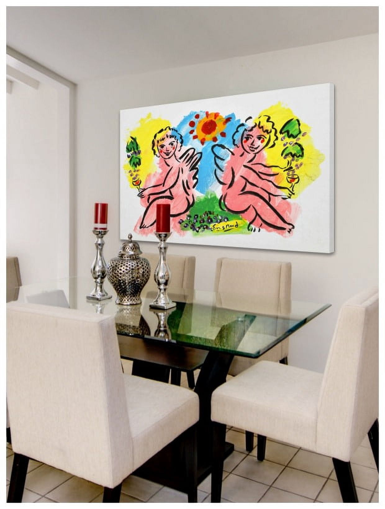 Marmont Hill "Cherubs" by Wayne Ensrud Painting Print on Canvas