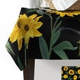 thumbnail image 4 of Sunflower Black Tablecloths Waterproof Kitchen Items Coffee Table For living Room Home Decor Dining Table Nappe De Table, 4 of 7