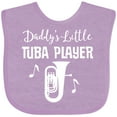 thumbnail image 3 of Inktastic Future Tuba Player (Daddys Little) Boys or Girls Baby Bib, 3 of 4