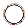 thumbnail image 1 of Balery Autumn Pumpkins Fall Leaves Fundas elásticas antideslizantes para volante, funda protectora universal para hombre y mujer, 15 pulgadas, accesorios para coche., 1 of 6