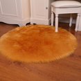 thumbnail image 3 of Nail Table Tapis Moelleux, Tapis Rond Antidérapant Moelleux Gris 40cm, 3 of 5