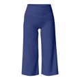 thumbnail image 5 of Duoif Women High Waist Yoga Pants Hollow Out Comfy Stretchy Leggings Compression Plus Size High Waisted Gym Workout Yoga Pants 2026 Womens Bottoms Blue XL, 5 of 9