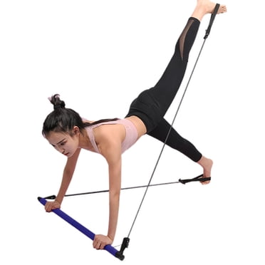 Bangcool Kit de Barre de Pilates Détachable Barre d'Exercice de Yoga de Culturisme Bande de Sport Barre