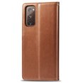 thumbnail image 4 of Allytech Samsung Galaxy S20 FE 5G Case, Premium PU Leather Folio Flip Wallet Case Cover with Credit Cards Slots Cash Holder Magnetic Closure Wallet Case for Samsung Galaxy S20 FE 5G, Brown, 4 of 8