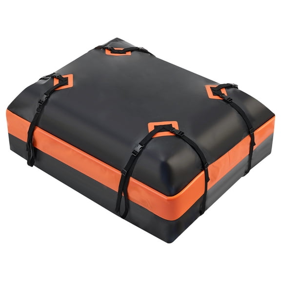 Gianna 15 Cu Ft Waterproof Rooftop Cargo Carrier Roof Bag with Door Hooks