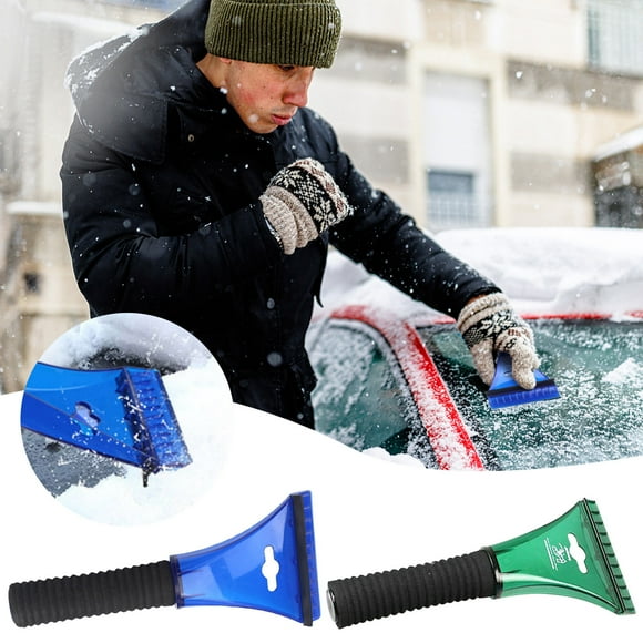 EGNMCR Plastic Snow Shovel Ttruck Snow Removal Shovel With Rubber Cover For Ice Scrapin Snow Brush