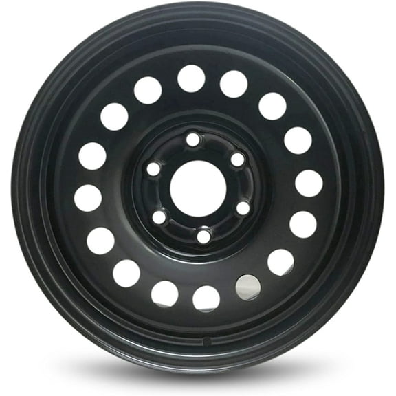 Wheel For 2007-2020 Cadillac Escalade ESV 17 inch 6 Lug Black Steel Rim Fits R17 Tire