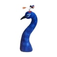 thumbnail image 2 of yotijay Peacock Mannequin Head Floral Arrangement Decor Peacock Head Model for, 2 of 9