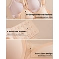 thumbnail image 6 of Finetoo Seamless Bras for Women Full Coverage Adjustable Wireless Lace Bra, 6 of 6