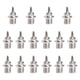 thumbnail image 1 of 16 clavos de repuesto para zapatillas de atletismo, clavos de metal prácticos para adultos. Uñas cortas plateadas, 1 of 9