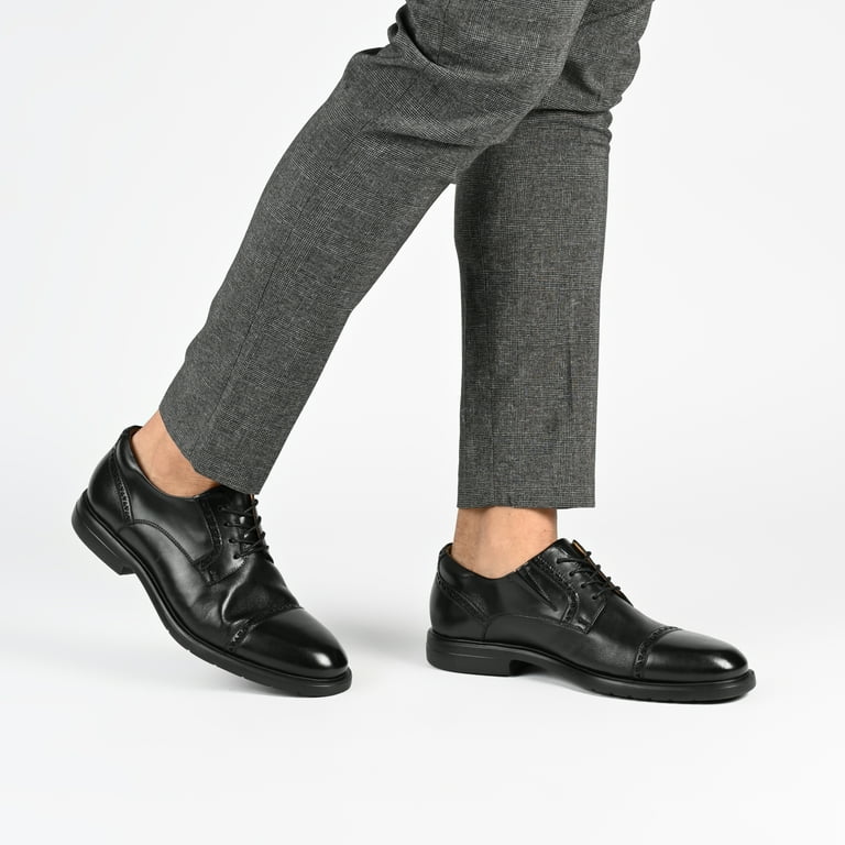 Thomas & Vine Mens Kendrick Cap Toe Lace-up Derby Dress Shoe  display picture 3