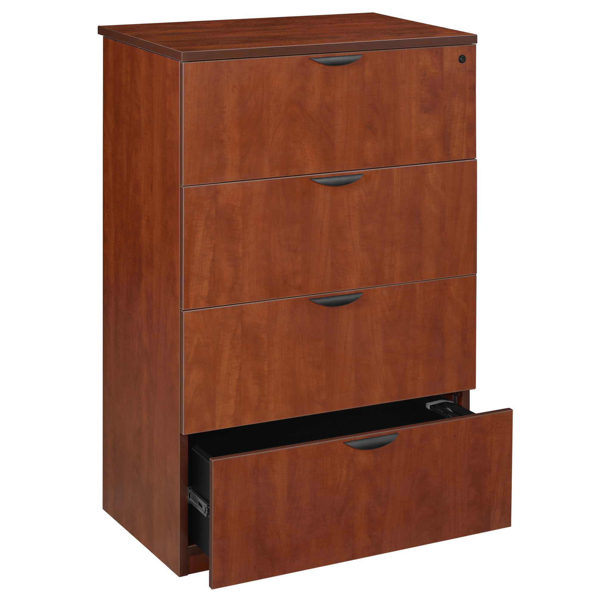 Legacy 4-Drawer Lateral File- Cherry - image 4 of 8