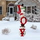 thumbnail image 5 of Al Aire Libre De Doble Cara Hohoho Xmas Gnome Yard Sign Con Estacas De Metal Sweethay HA043841-01, 5 of 6