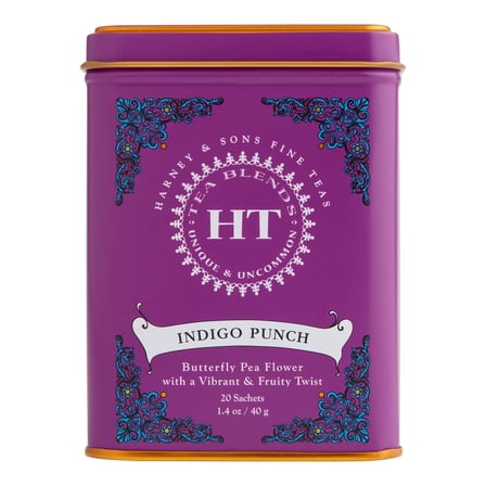 Harney & Sons Indigo Punch Tea Sachets  1.4 oz. Pack of 2