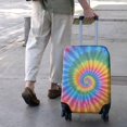 thumbnail image 3 of Rainbow Tie Dye Mandala Pattern Luggage Cover Fashion Suitcase Cover Baggage Covers Fit 25-28 Inch Luggage (Go Travel), 3 of 5