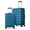 Lagoon Blue, variant on American Tourister Roll Out 2-Piece Luggage Set with Spinner Wheels (Carry on/Medium Checked) - Silver