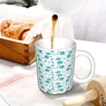 thumbnail image 3 of Yiaed Utensiles Print Ceramics Coffee,Large Handle Design,Extra Large Tea and Coffee Cup for Office and Home Mugs, 3 of 6