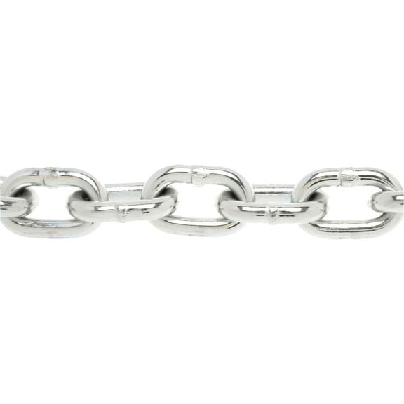 Campbell Proof Coil Chain Grade 30 Zinc Plated - 150 Ft, 3/16 In, 800 Lb Capacity