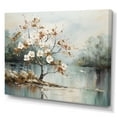 thumbnail image 2 of Designart "Liquid Art: Forest'S Japanese River I" Forest Canvas Art Print, 2 of 7