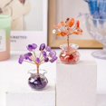 thumbnail image 4 of Arbre à Argent en Quartz Pierre Précieuse Naturelle Cristal Bonne Chance Prospérité Feng Shui Arbre, 4 of 4