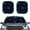 Blue Butterflies Pattern, variant on XYZCANDO Red Spider Web Pattern Sun Blocking Shades For Windows Interior Sun Protection Keeps Interior Cool Foldable Car Windshield Sun Shade for Trucks SUV SUVs