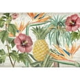 thumbnail image 3 of Kimberly, Allen 24x18 Black Modern Framed Museum Art Print Titled - Tropic Flower, 3 of 5