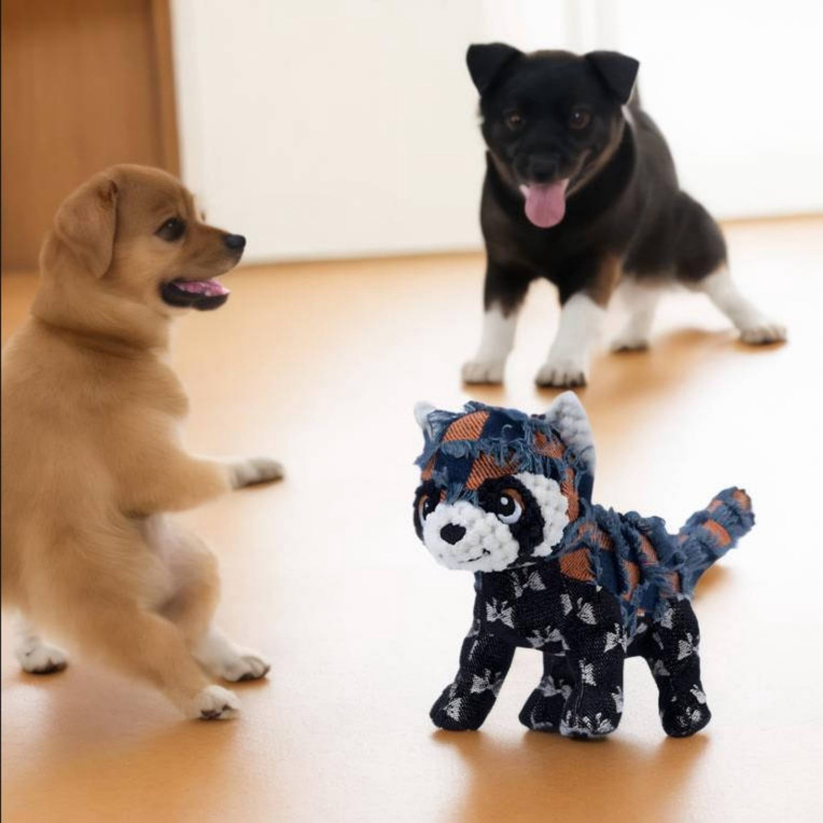 YiJuHui 5pcs Indestructible Bear Dog Toy Squeaky Chew Relief for Aggressive Chewers, Durable Interactive Play Stimulator for Mental Exercise and Boredom Relief