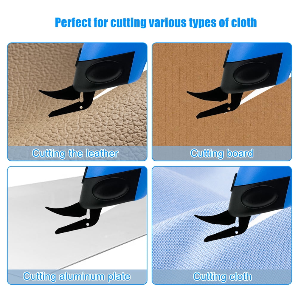 Electric scissors,Portable Fabric Leather Handheld Cloth Cutter Cloth Cutter Portable Hxber Buzhi Siuke Scissors Handheld Twirltide