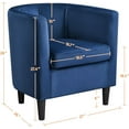Velvet Accent Chair, Modern and Comfortable Armchairs, Upholstered