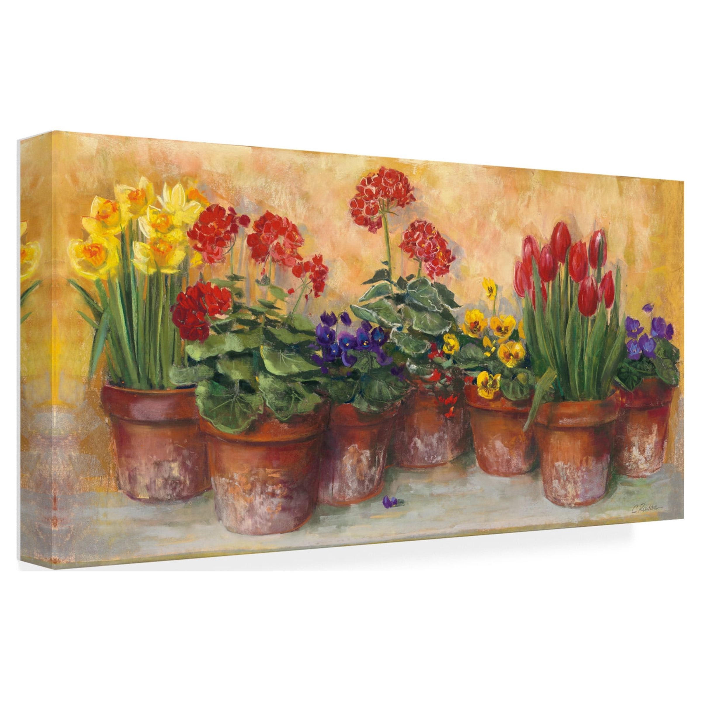 Carol Rowan 'Spring in the Greenhouse' Canvas Art