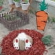 thumbnail image 3 of Adorno de jardín, suministros para fiestas en el césped del jardín, letreros para exteriores con forma de conejito y zanahoria, decoración elegante y moderna para el césped del jardín, 3 of 8