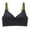 Black, variant on High Support Sports Bras for Women Convertible Bra Feature V-Neck Molded Bra Style W-926 Hook and Eye Closure Push-Up T-Shirt Bra Black XL