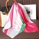 thumbnail image 3 of Cinta de lujo para la cabeza, chal femenino, bufanda cuadrada de seda satinada a la moda para mujer, pañuelo para el cuello, bandas para el cabello, envolturas, accesorios tipo bandana, 3 of 5