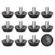 thumbnail image 1 of Niveladores de muebles ajustables, paquete de 12 M6x10mm tornillo de nivelación para patas enroscadas para mesa, silla, 1 of 7