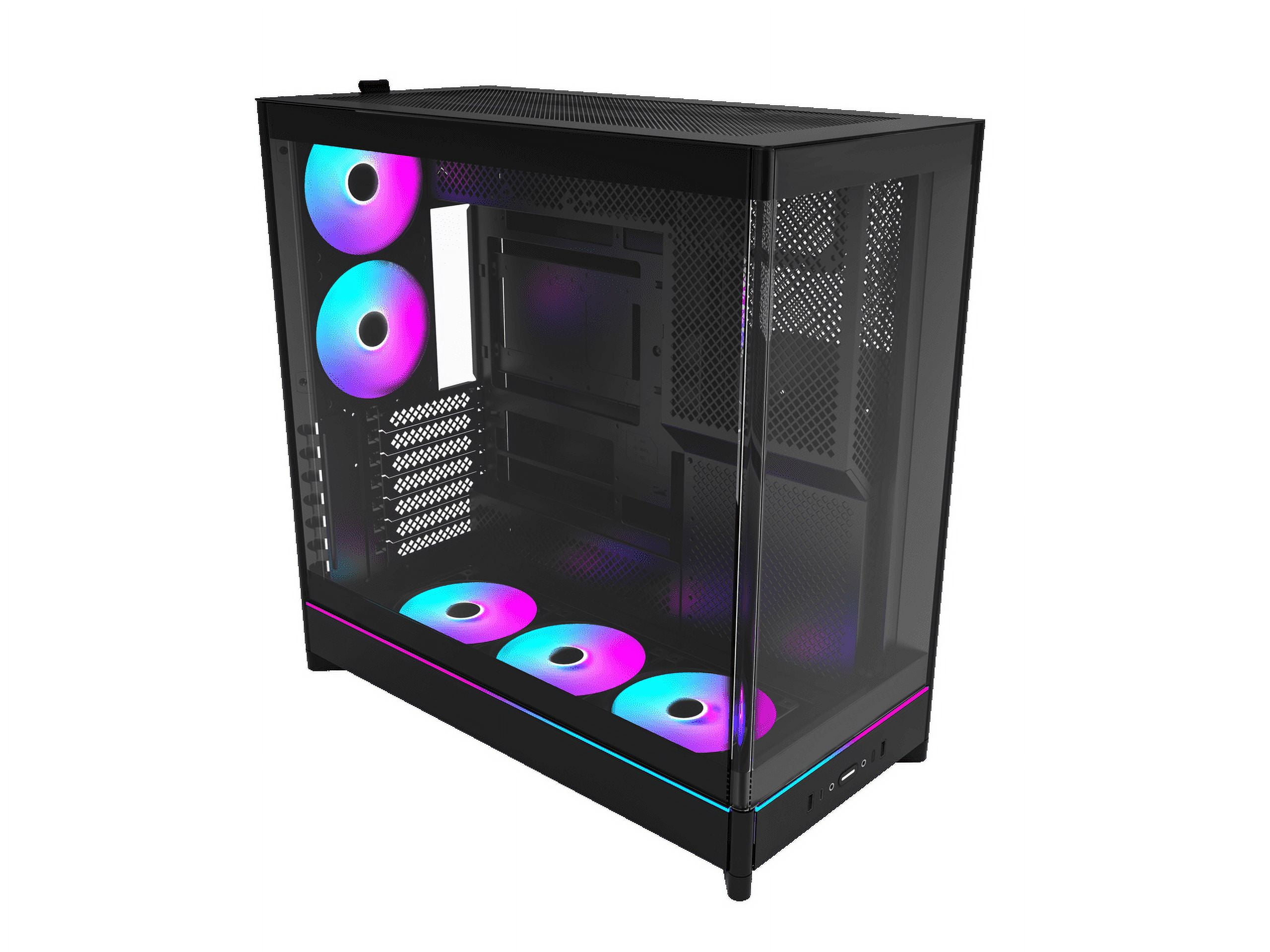 Case PC Gaming Phanteks XT Pro Ultra - Mid Tower Con 4 Ventole DRGB 140mm, Mesh Frontale, USB-C, Nero - Foto 10