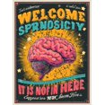 thumbnail image 1 of Qisvanset Brain Art Canvas Wall Decor 15.75x11.81 Inches, 1 of 8