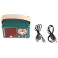 thumbnail image 1 of Altavoz Bluetooth Retro Mini Altavoz Inalámbrico Portátil Clásico Antiguo para Exteriores Verde, 1 of 5