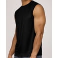 thumbnail image 5 of Real Essentials 5 Pack: Men's Breeze Tech Tank Tops Sleeveless Shirts Workout Muscle Athletic Running (Big & Tall Available), 5 of 5