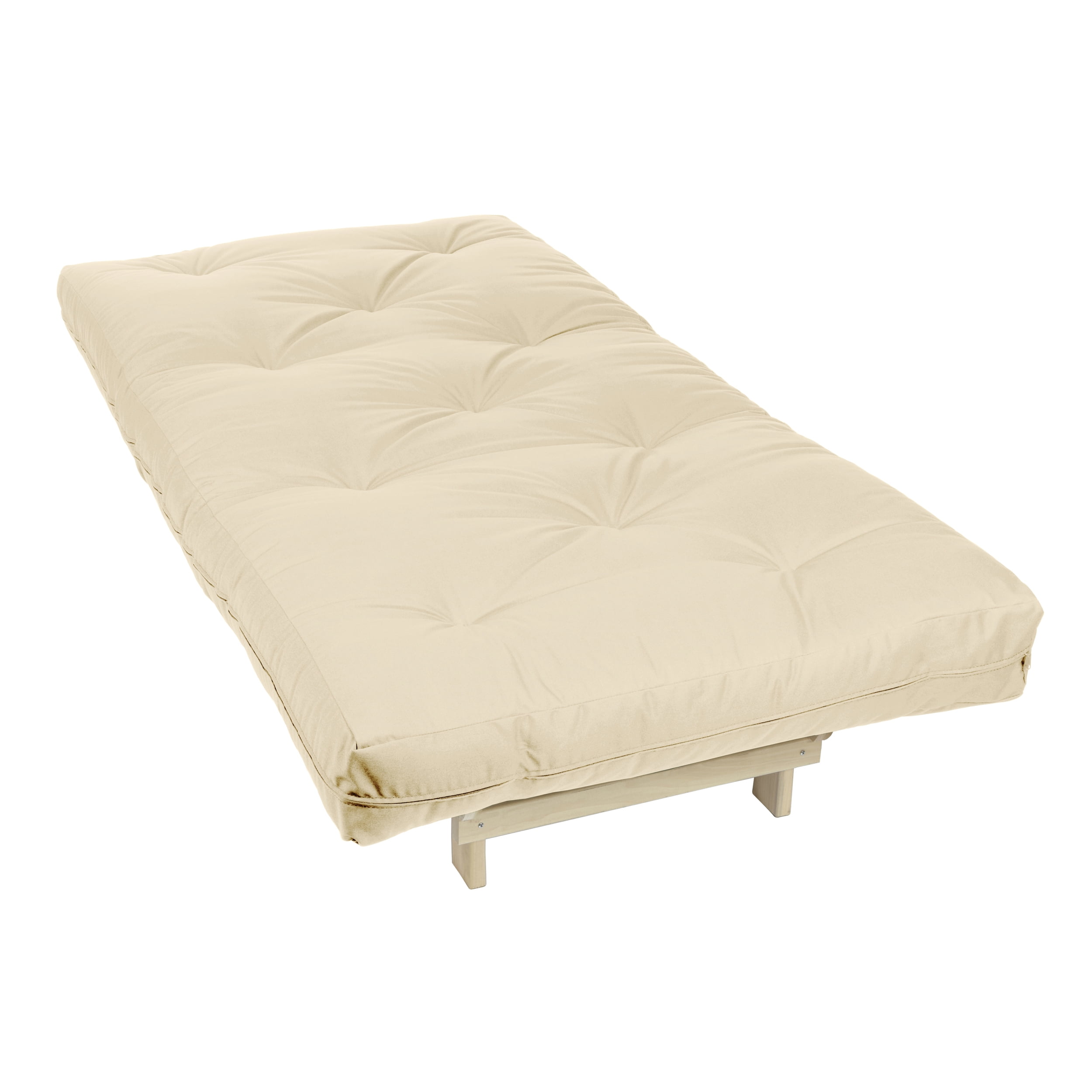 Sorra Home - 10 inch Reversible Tufted Futon Mattress, Twin Size